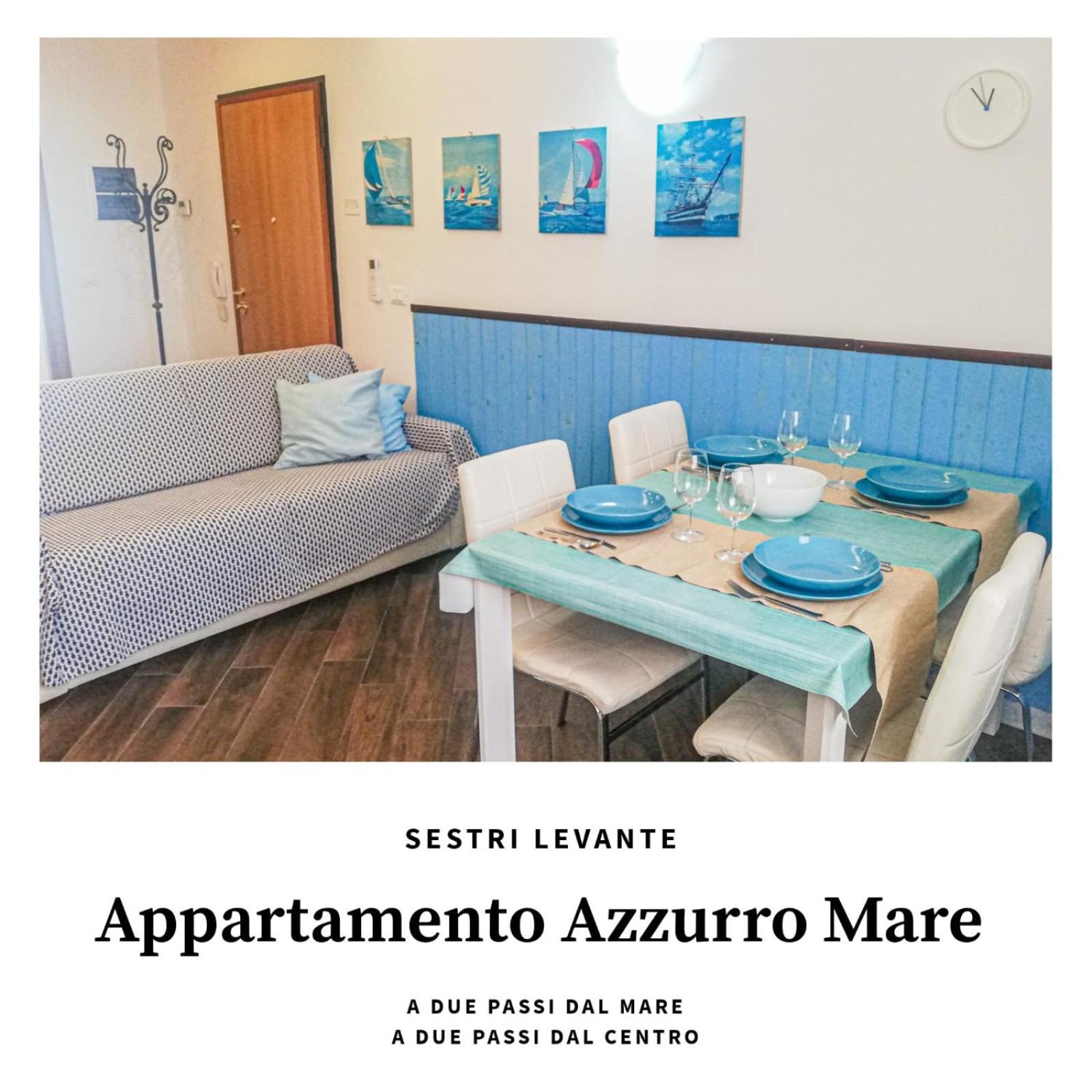 Appartamento Azzurro Mare Сестрі-Леванте Екстер'єр фото